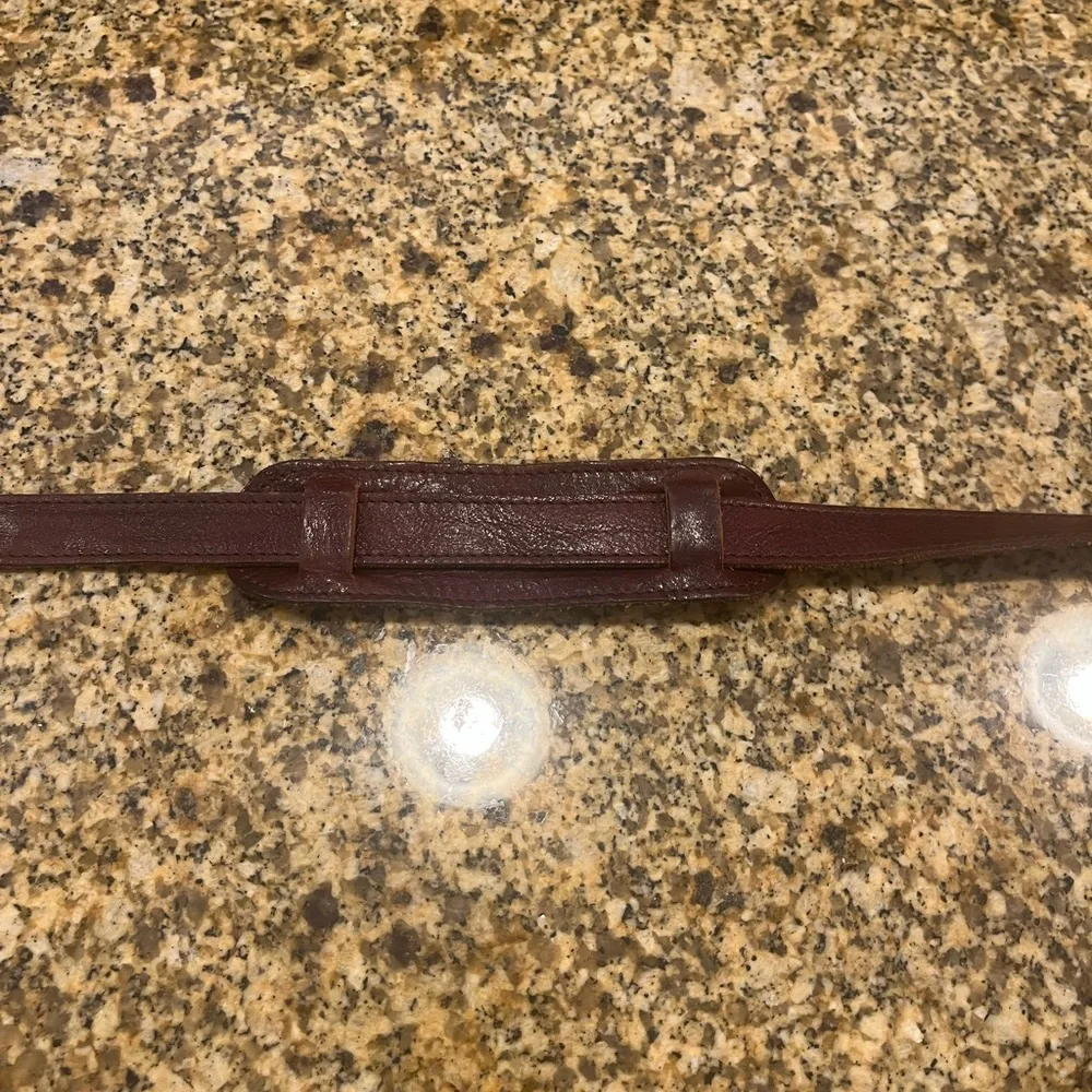 Marino Orlando Vintage Brown Leather Duffel Bag Replacement Shoulder Strap